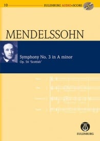 Mendelssohn: Symphony No. 3 A minor Opus 56 (Study Score + CD) published by Eulenburg